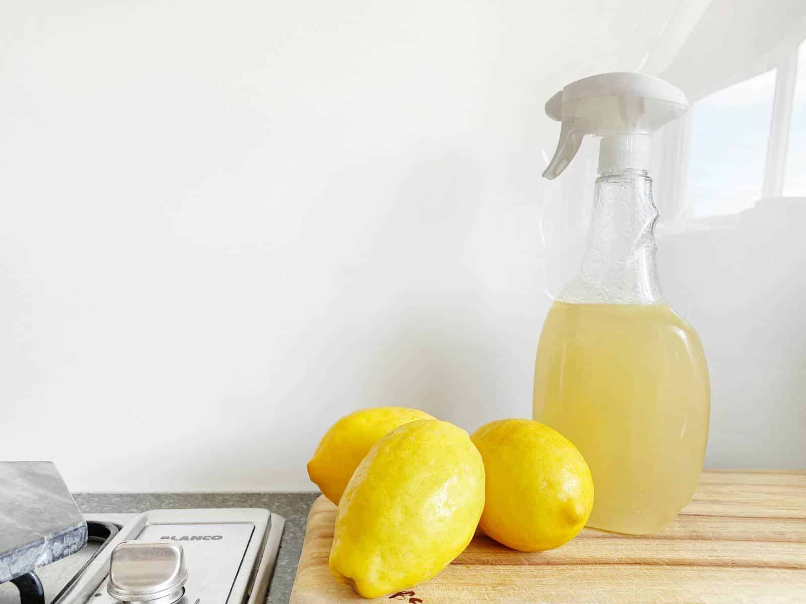 Eco friendly products lemon cleaner